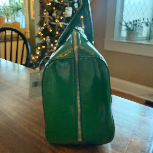 Kate Spade Vibrant Green Patent Satchel
